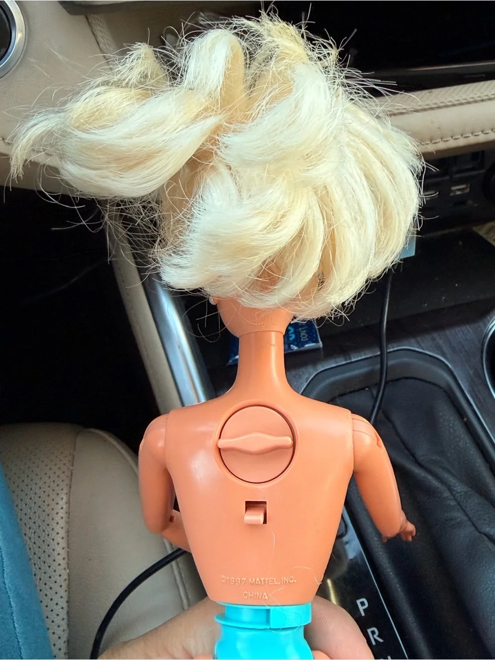Mattel Blonde Doll Hairpiece - Platinum Blonde